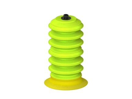 Przysawka piGRIP, warga elastyczna z pierśc. wzmac.Ø84 mm, 6 mieszków (3+3), podstawa typ 1, gwint niski G 1/8" zew., (G.FXI84T30.B6.S1.GL18M.00) (9940425) - Piab