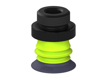 Przysawka piGRIP, warga do gorących pow., Ø29 mm, HNBR 50°, 1 mieszek, podstawa typ 1, G1/2" zew., (G.HS29HN50.B1.S1.G12M.00) (9943411) - Piab