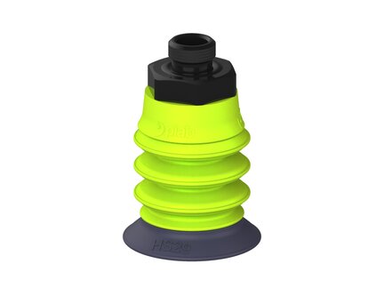 Przysawka piGRIP, warga do gorących pow., Ø29 mm, HNBR 50°, 3 mieszki, podstawa typ 1, G1/8" zew., (G.HS29HN50.B3.S1.G18M.19) (9922800) - Piab