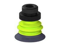 Przysawka piGRIP, warga do gorących pow., Ø39 mm, HNBR 50°, 1 mieszek, podstawa typ 1, G1/2" zew., dysk filtracyjny (G.HS39HN50.B1.S1.G12M.02) (9917519) - Piab