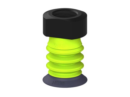 Przysawka piGRIP, warga do gorących pow., Ø29 mm, HNBR 50°, 3 mieszki, podstawa typ 1, G3/8" wew., (G.HS29HN50.B3.S1.G38F.00) (9966293) - Piab