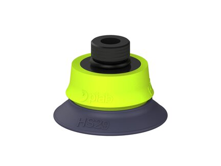 Przysawka piGRIP, warga do gorących pow., Ø29 mm, HNBR 50°, bez mieszków, podstawa typ 1, (G.HS29HN50.F.S1.G18MR.00) (9944367) - Piab