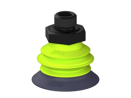 Przysawka piGRIP, warga do gorących pow., Ø39 mm, HNBR 50°, 1 mieszek, podstawa typ 1, G1/4" zew., (G.HS39HN50.B1.S1.G14M.00) (9907202) - Piab