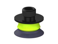 Przysawka piGRIP, warga do gorących pow., Ø29 mm, HNBR 50°, bez mieszków, podstawa typ 1, gwint niski G1/4" zew., (G.HS29HN50.F.S1.GL14M.00) (9927833) - Piab