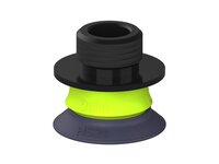 Przysawka piGRIP, warga do gorących pow., Ø29 mm, HNBR 50°, bez mieszków, podstawa typ 1, gwint niski G3/8" zew., filtr siatkowy (G.HS29HN50.F.S1.GL38M.01) (9916688) - Piab