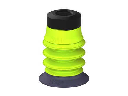 Przysawka piGRIP, warga do gorących pow., Ø29 mm, HNBR 50°, 3 mieszki, podstawa typ 1, NPSF 1/8" wew., (G.HS29HN50.B3.S1.NS18F.00) (9907655) - Piab