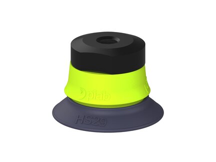 Przysawka piGRIP, warga do gorących pow., Ø29 mm, HNBR 50°, bez mieszków, podstawa typ 1, (G.HS29HN50.F.S1.MM6F.00) (9916737) - Piab