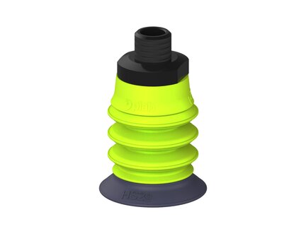 Przysawka piGRIP, warga do gorących pow., Ø29 mm, HNBR 50°, 3 mieszki, podstawa typ 1, NPT 1/8" zew., (G.HS29HN50.B3.S1.NT18M.00) (9908454) - Piab