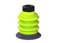 Przysawka piGRIP, warga do gorących pow., Ø39 mm, HNBR 50°, 3 mieszki, podstawa typ 1, NPSF 1/8" wew., dysk filtracyjny (G.HS39HN50.B3.S1.NS18F.02) (9907431) - Piab