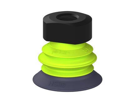 Przysawka piGRIP, warga do gorących pow., Ø39 mm, HNBR 50°, 1 mieszek, podstawa typ 1, NPT 1/4" wew., (G.HS39HN50.B1.S1.NT14F.00) (9942994) - Piab