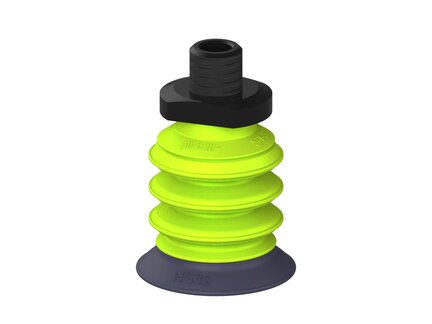 Przysawka piGRIP, warga do gorących pow., Ø39 mm, HNBR 50°, 3 mieszki, podstawa typ 1, NPT 1/4" zew., (G.HS39HN50.B3.S1.NT14M.00) (9958586) - Piab