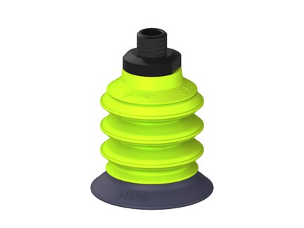 Przysawka piGRIP, warga do gorących pow., Ø39 mm, HNBR 50°, 3 mieszki, podstawa typ 1, NPT 1/8" zew., filtr siatkowy (G.HS39HN50.B3.S1.NT18M.01) (9909956) - Piab