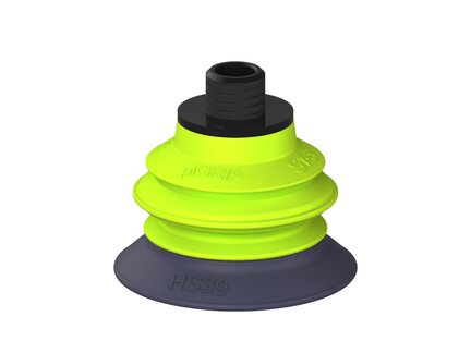 Przysawka piGRIP, warga do gorących pow., Ø39 mm, HNBR 50°, 1 mieszek, podstawa typ 1, gwint niski NPT 1/8" zew., (G.HS39HN50.B1.S1.NTL18M.00) (9958368) - Piab