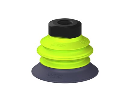 Przysawka piGRIP, warga do gorących pow., Ø58 mm, HNBR 50°, 1 mieszek, podstawa typ 1, G1/4" wew., piSAVE 04/60 (G.HS58HN50.B1.S1.G14F.14) (9920794) - Piab