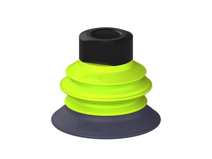 Przysawka piGRIP, warga do gorących pow., Ø58 mm, HNBR 50°, 1 mieszek, podstawa typ 1, G3/8" wew., (G.HS58HN50.B1.S1.G38F.00) (9907472) - Piab