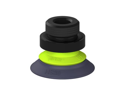 Przysawka piGRIP, warga do gorących pow., Ø39 mm, HNBR 50°, bez mieszków, podstawa typ 1, G1/2" zew., (G.HS39HN50.F.S1.G12M.00) (9941971) - Piab