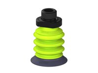 Przysawka piGRIP, warga do gorących pow., Ø39 mm, HNBR 50°, 3 mieszki, podstawa typ 1, G3/8" zew., dysk filtracyjny (G.HS39HN50.B3.S1.G38M.02) (9907211) - Piab
