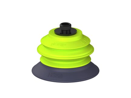 Przysawka piGRIP, warga do gorących pow., Ø58 mm, HNBR 50°, 1 mieszek, podstawa typ 1, gwint niski G 1/8" zew., (G.HS58HN50.B1.S1.GL18M.00) (9948290) - Piab