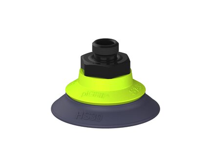Przysawka piGRIP, warga do gorących pow., Ø39 mm, HNBR 50°, bez mieszków, podstawa typ 1, G1/8" zew., (G.HS39HN50.F.S1.G18M.00) (9907619) - Piab