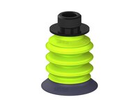 Przysawka piGRIP, warga do gorących pow., Ø39 mm, HNBR 50°, 3 mieszki, podstawa typ 1, gwint niski G3/8" zew., (G.HS39HN50.B3.S1.GL38M.00) (9908797) - Piab
