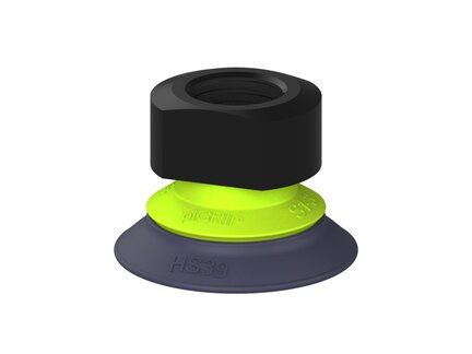 Przysawka piGRIP, warga do gorących pow., Ø39 mm, HNBR 50°, bez mieszków, podstawa typ 1, G3/8" wew., (G.HS39HN50.F.S1.G38F.00) (9907631) - Piab