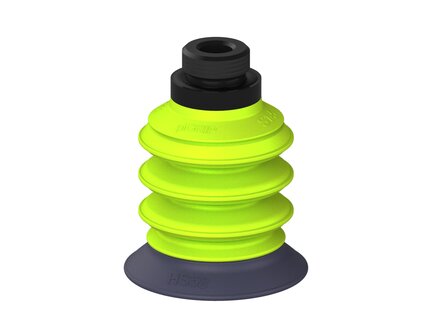 Przysawka piGRIP, warga do gorących pow., Ø58 mm, HNBR 50°, 3 mieszki, podstawa typ 1, G1/2" zew., (G.HS58HN50.B3.S1.G12M.00) (9948139) - Piab