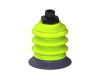 Przysawka piGRIP, warga do gorących pow., Ø58 mm, HNBR 50°, 3 mieszki, podstawa typ 1, G1/4" zew., piSAVE, dławik 1,3 mm (G.HS58HN50.B3.S1.G14M.05) (9933587) - Piab