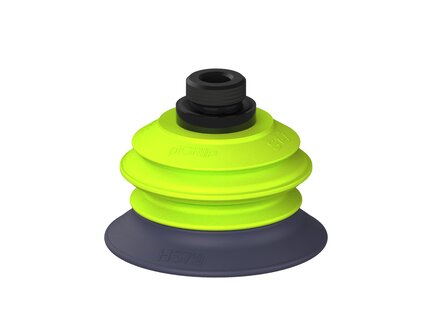 Przysawka piGRIP, warga do gorących pow., Ø79 mm, HNBR 50°, 1 mieszek, podstawa typ 1, G1/2" zew., (G.HS79HN50.B1.S1.G12M.00) (9907307) - Piab