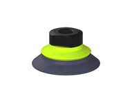 Przysawka piGRIP, warga do gorących pow., Ø58 mm, HNBR 50°, bez mieszków, podstawa typ 1, G1/4" wew., filtr siatkowy (G.HS58HN50.F.S1.G14F.01) (9928439) - Piab