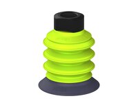 Przysawka piGRIP, warga do gorących pow., Ø58 mm, HNBR 50°, 3 mieszki, podstawa typ 1, G3/8" wew., filtr siatkowy (G.HS58HN50.B3.S1.G38F.01) (9910242) - Piab