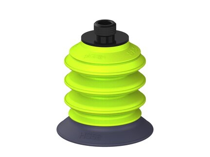 Przysawka piGRIP, warga do gorących pow., Ø58 mm, HNBR 50°, 3 mieszki, podstawa typ 1, gwint niski G1/4" zew., (G.HS58HN50.B3.S1.GL14M.00) (9908956) - Piab