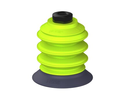 Przysawka piGRIP, warga do gorących pow., Ø58 mm, HNBR 50°, 3 mieszki, podstawa typ 1, (G.HS58HN50.B3.S1.MM10F.00) (9912978) - Piab
