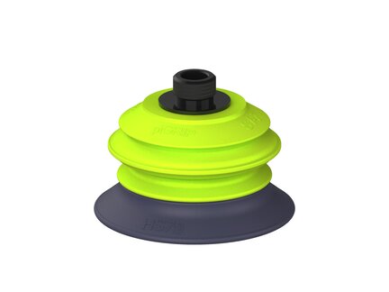 Przysawka piGRIP, warga do gorących pow., Ø79 mm, HNBR 50°, 1 mieszek, podstawa typ 1, gwint niski G3/8" zew., (G.HS79HN50.B1.S1.GL38M.00) (9923302) - Piab