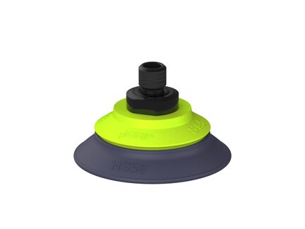 Przysawka piGRIP, warga do gorących pow., Ø58 mm, HNBR 50°, bez mieszków, podstawa typ 1, gwint M10 zew., (G.HS58HN50.F.S1.MM10M.00) (9910175) - Piab