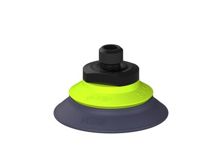 Przysawka piGRIP, warga do gorących pow., Ø58 mm, HNBR 50°, bez mieszków, podstawa typ 1, M12 zew., (G.HS58HN50.F.S1.MM12M.00) (9927919) - Piab