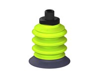 Przysawka piGRIP, warga do gorących pow., Ø58 mm, HNBR 50°, 3 mieszki, podstawa typ 1, NPT 1/4" zew., filtr siatkowy (G.HS58HN50.B3.S1.NT14M.01) (9922903) - Piab