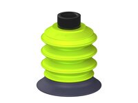 Przysawka piGRIP, warga do gorących pow., Ø79 mm, HNBR 50°, 3 mieszki, podstawa typ 1, G1/2" wew., (G.HS79HN50.B3.S1.G12F.00) (9930874) - Piab