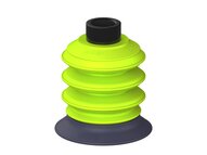 Przysawka piGRIP, warga do gorących pow., Ø79 mm, HNBR 50°, 3 mieszki, podstawa typ 1, G1/2" wew., (G.HS79HN50.B3.S1.G12F.00) (9930874) - Piab
