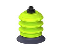 Przysawka piGRIP, warga do gorących pow., Ø79 mm, HNBR 50°, 3 mieszki, podstawa typ 1, G1/4" zew., filtr siatkowy (G.HS79HN50.B3.S1.G14M.01) (9916187) - Piab
