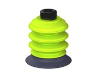Przysawka piGRIP, warga do gorących pow., Ø79 mm, HNBR 50°, 3 mieszki, podstawa typ 1, G3/8" wew., filtr siatkowy (G.HS79HN50.B3.S1.G38F.01) (9910243) - Piab