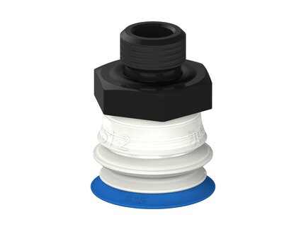 Przysawka piGRIP warga standard Ø25 mm, TPE 50°, 1 mieszek, podstawa typ 1, G1/4" zew.,, FDA (G.S25T50.B1.S1.G14M.00.FDA) (9904438) - Piab