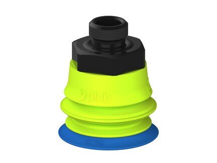 Przysawka piGRIP warga standard Ø25 mm, TPE 50°, 1 mieszek, podstawa typ 1, G1/8" zew., (G.S25T50.B1.S1.G18M.19) (9917763) - Piab