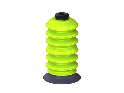 Przysawka piGRIP, warga do gorących pow., Ø79 mm, HNBR 50°, 6 mieszków (3+3), podstawa typ 1, NPSF 1/4" wew., (G.HS79HN50.B6.S1.NS14F.00) (9915712) - Piab