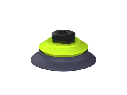 Przysawka piGRIP, warga do gorących pow., Ø79 mm, HNBR 50°, bez mieszków, podstawa typ 1, G1/4" wew., (G.HS79HN50.F.S1.G14F.00) (9914286) - Piab