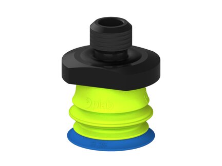 Przysawka piGRIP warga standard Ø25 mm, TPE 50°, 1 mieszek, podstawa typ 1, M12 zew., (G.S25T50.B1.S1.MM12M.00) (9910900) - Piab