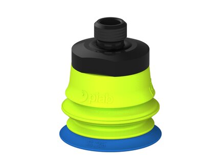 Przysawka piGRIP warga standard Ø25 mm, TPE 50°, 1 mieszek, podstawa typ 1, gwint M8x1 zew., (G.S25T50.B1.S1.MMF8M.00) (9906819) - Piab
