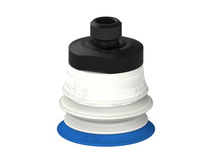 Przysawka piGRIP warga standard Ø25 mm, TPE 50°, 1 mieszek, podstawa typ 1, gwint M8x1 zew.,, FDA (G.S25T50.B1.S1.MMF8M.00.FDA) (9941724) - Piab