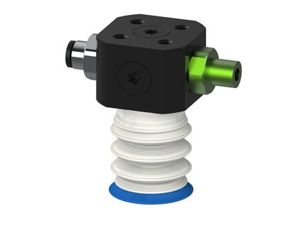 Przysawka piGRIP warga standard Ø25 mm, TPE 50°, 3 mieszki, podstawa typ 1, dysk filtracyjny, FDA (G.S25T50.B3.S1.CLX.02.FDA) (9921600) - Piab