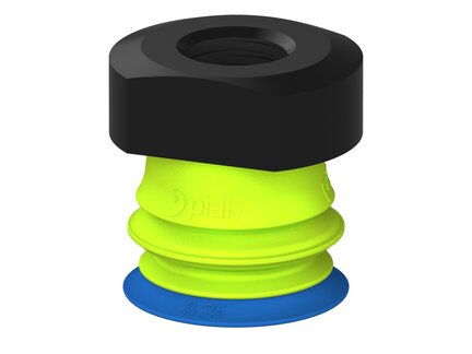 Przysawka piGRIP warga standard Ø25 mm, TPE 50°, 1 mieszek, podstawa typ 1, NPSF 1/4" wew., (G.S25T50.B1.S1.NS14F.00) (9925825) - Piab