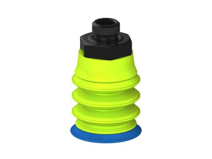Przysawka piGRIP warga standard Ø25 mm, TPE 50°, 3 mieszki, podstawa typ 1, G1/8" zew., piSAVE 04/60 (G.S25T50.B3.S1.G18M.14) (9920100) - Piab